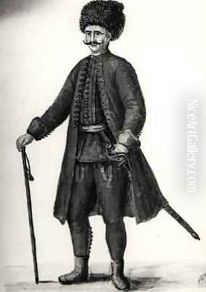 An Official from the Venetian Arsenal Oil Painting by Jan van Grevenbroeck