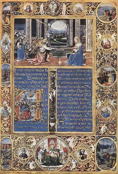 Illustration to a Missal Oil Painting by Gherardo di Giovanni del Fora