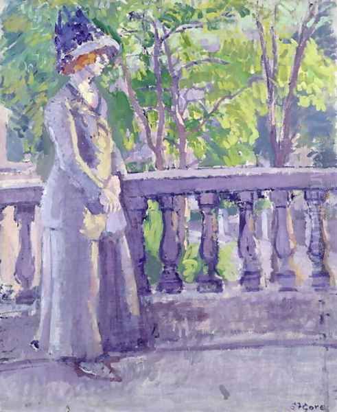 The Balcony Mornington Crescent Oil Painting by Spencer Frederick Gore