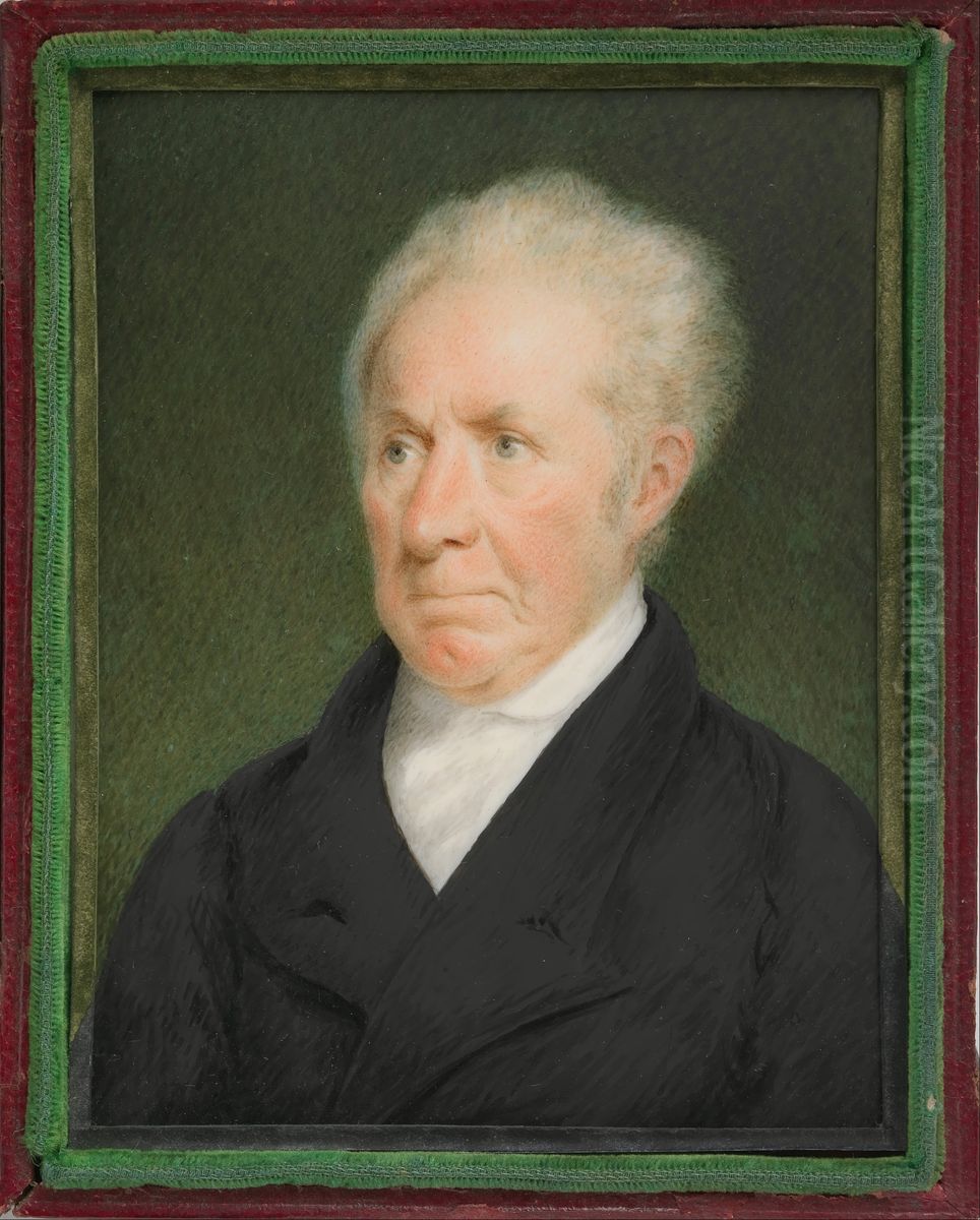 Gilbert Stuart Oil Painting by Sarah Goodridge