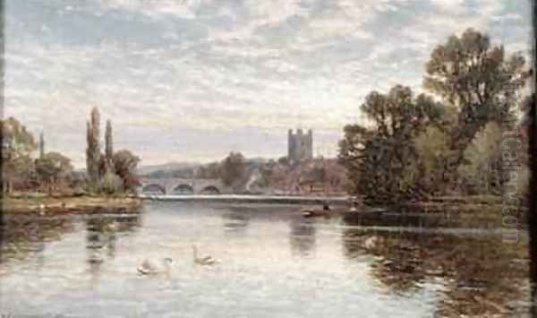 Henley on Thames Oil Painting by Alfred Glendening