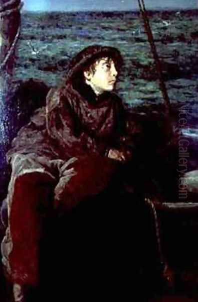 The Skippers Lad Oil Painting by Thomas Alexander Fergusson Graham