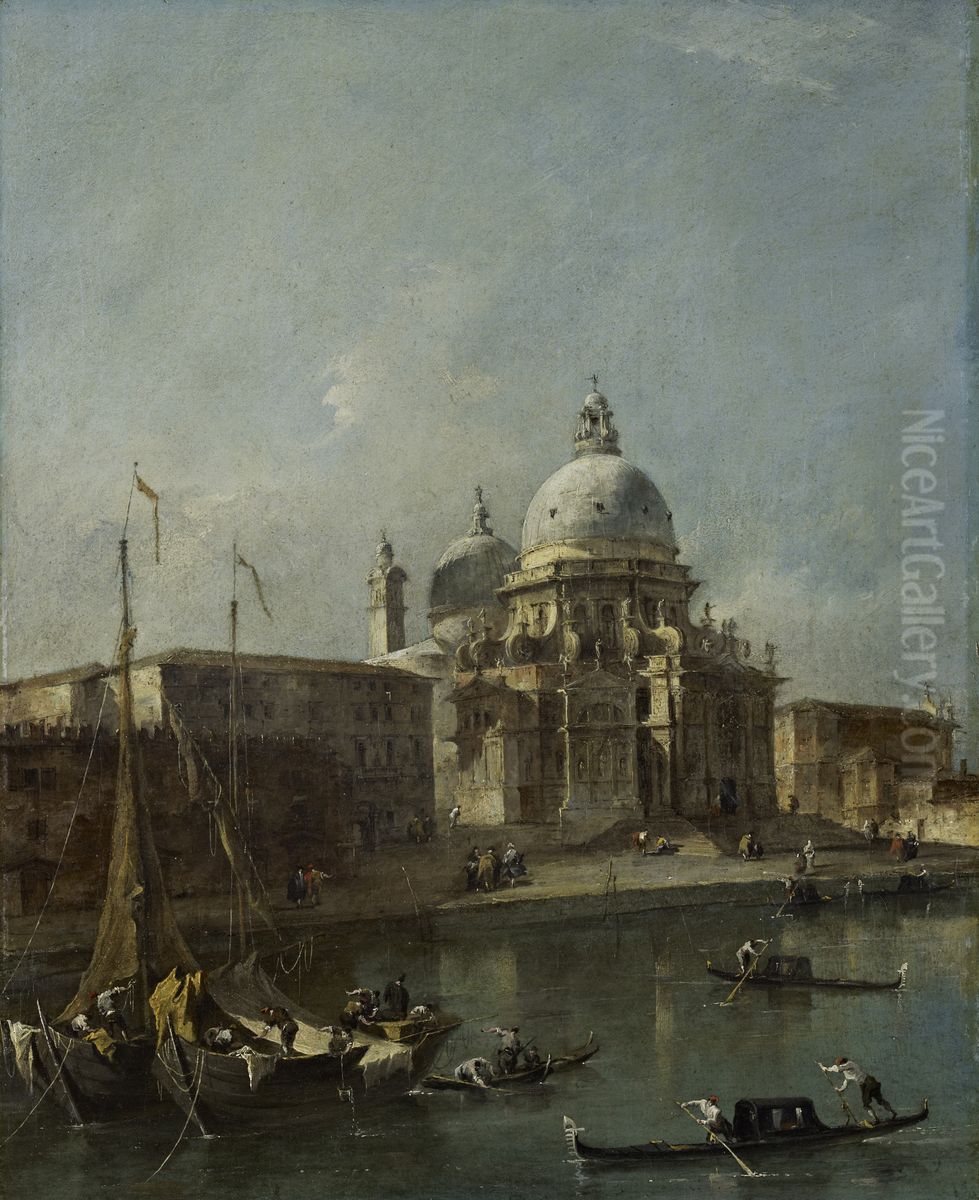 Santa Maria della Salute, Venice Oil Painting by Francesco Guardi
