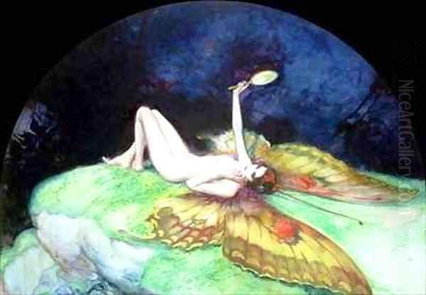 Vanity Oil Painting by Tony Gibbons