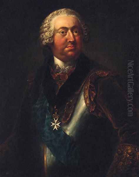 Portrait of Moritz Carl Graf zu Lyynar Oil Painting by Johann Niklaus Grooth