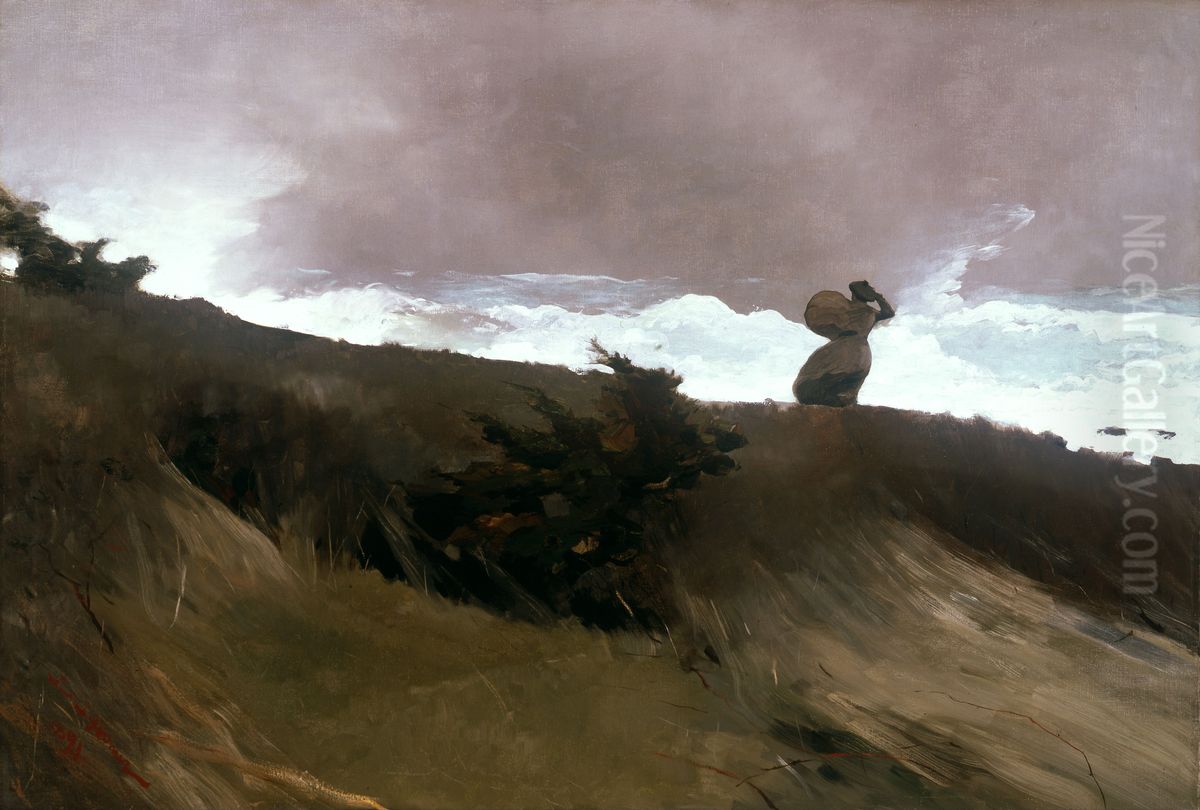 The West Wind Oil Painting by Winslow Homer