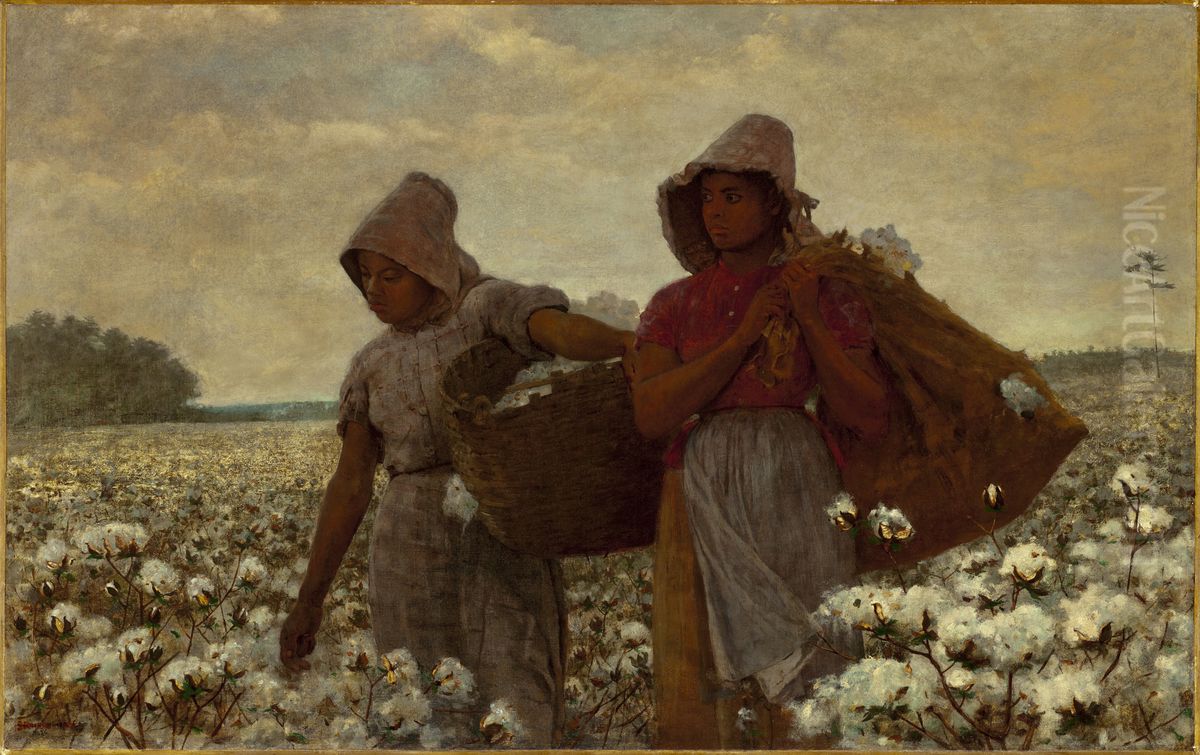 The Cotton Pickers Oil Painting by Winslow Homer