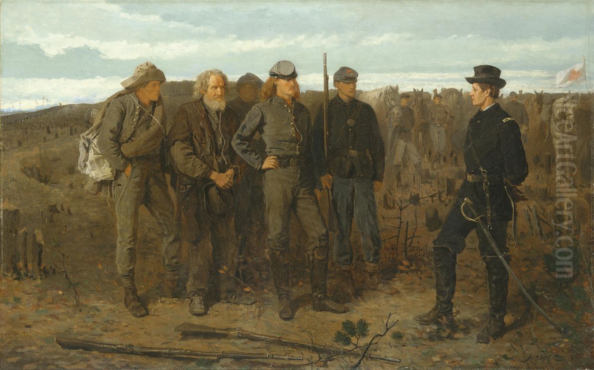 Prisoners from the Front Oil Painting by Winslow Homer