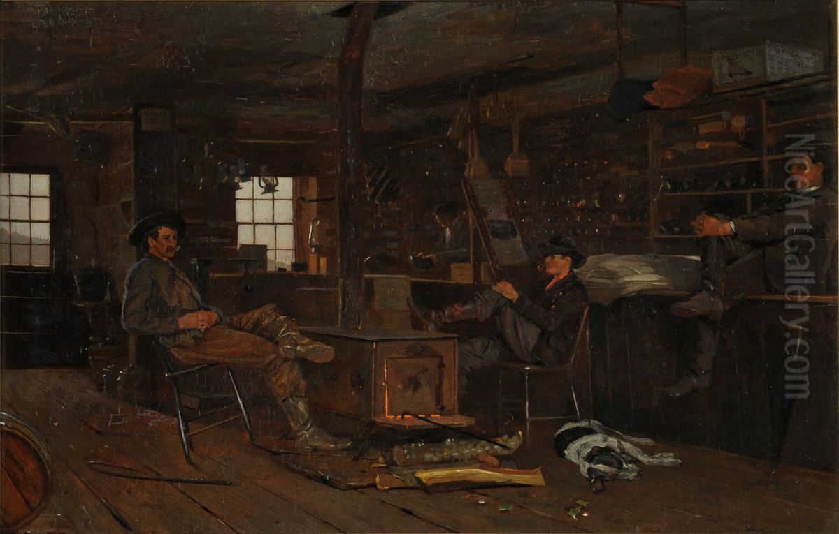 The Country Store Oil Painting by Winslow Homer