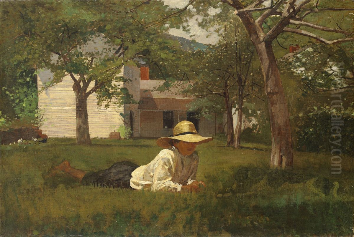 The Nooning Oil Painting by Winslow Homer