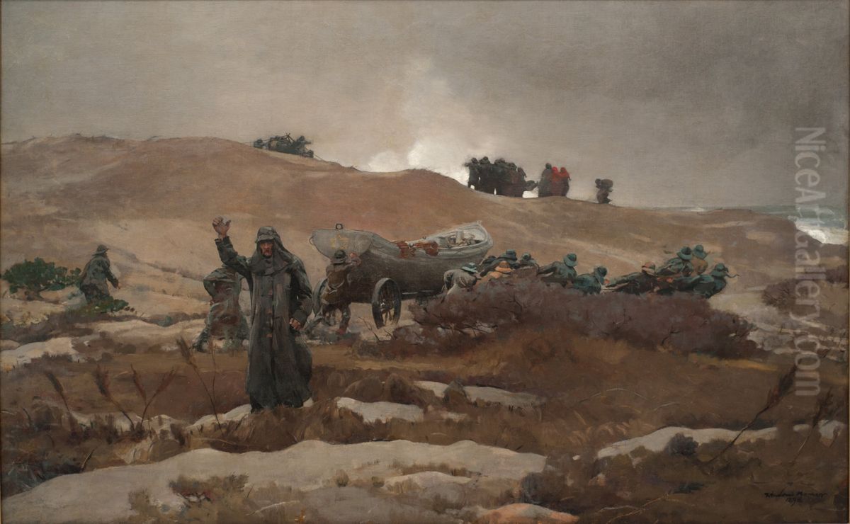 The Wreck Oil Painting by Winslow Homer