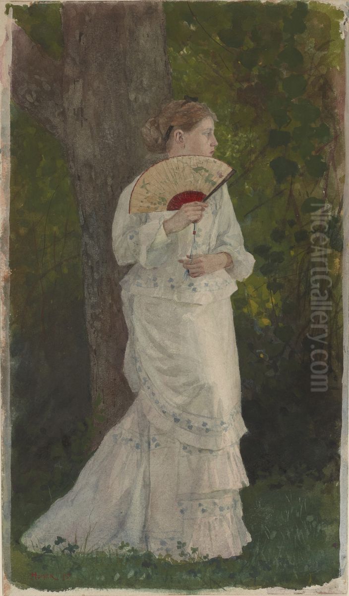 The Trysting Place Oil Painting by Winslow Homer