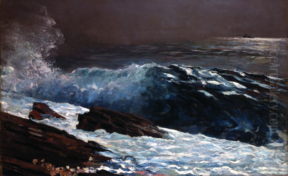 Sunlight on the Coast Oil Painting by Winslow Homer