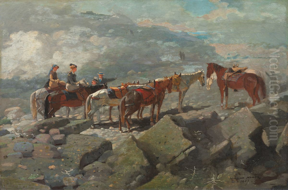 Mount Washington Oil Painting by Winslow Homer