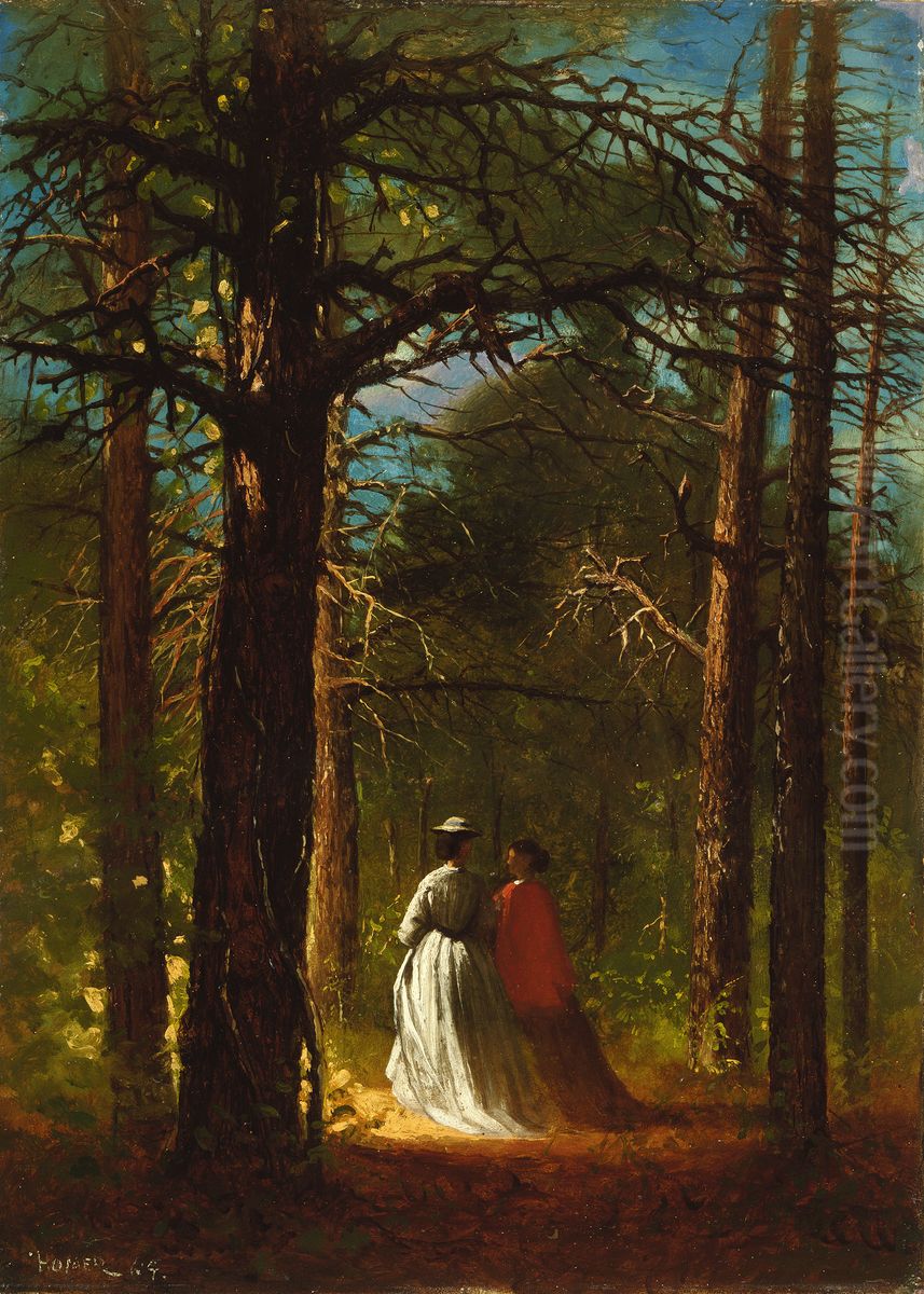Waverly Oaks Oil Painting by Winslow Homer