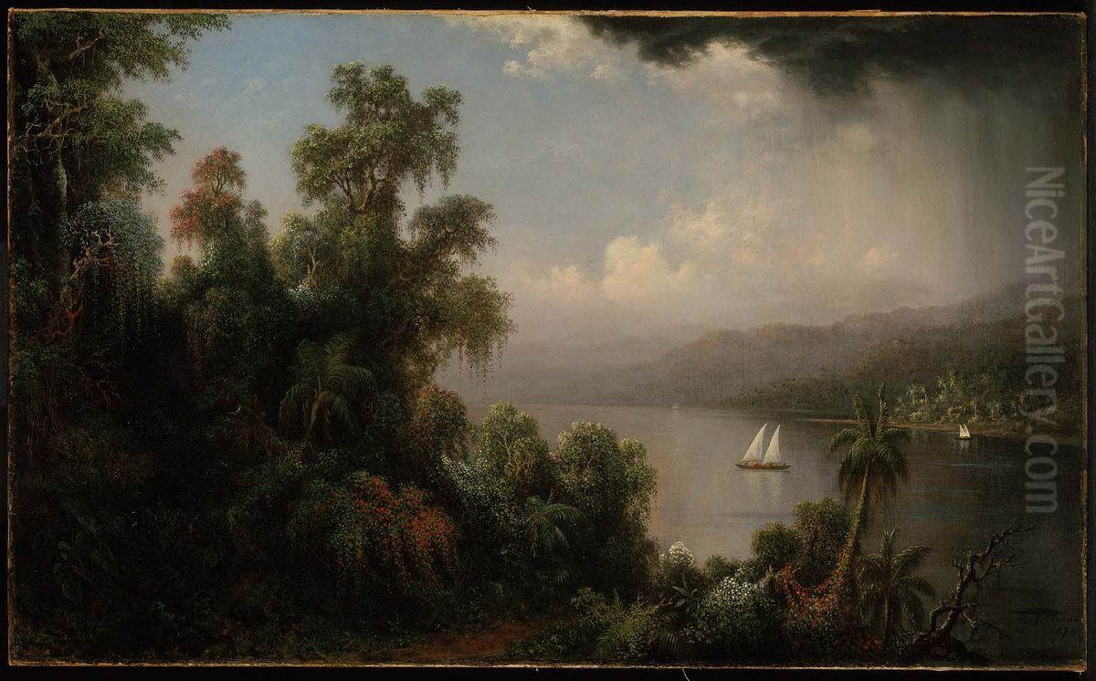 Coast Of Jamaica Oil Painting by Martin Johnson Heade