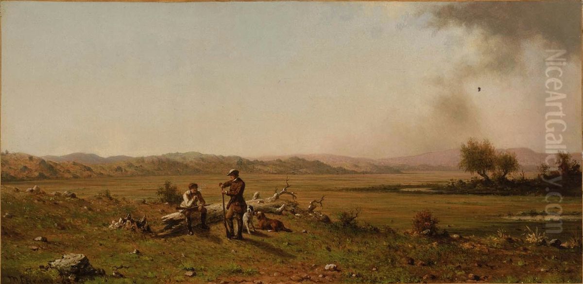 Hunters Resting Oil Painting by Martin Johnson Heade