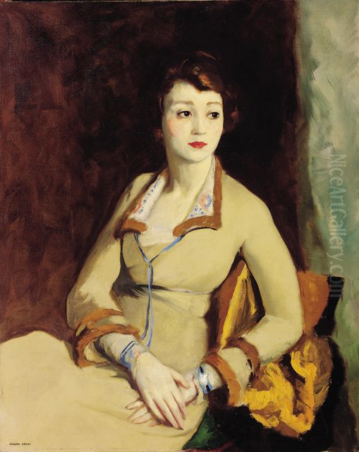 Portrait of Fay Bainter Oil Painting by Robert Henri