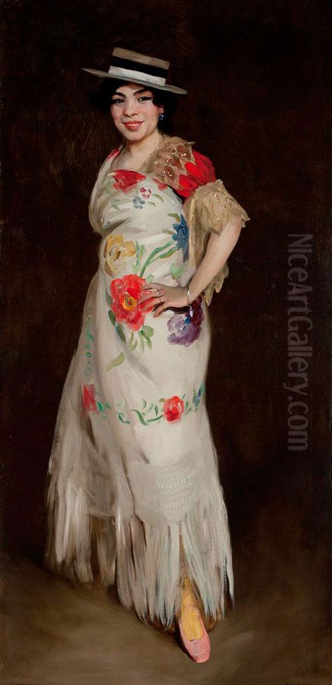 El Tango Oil Painting by Robert Henri