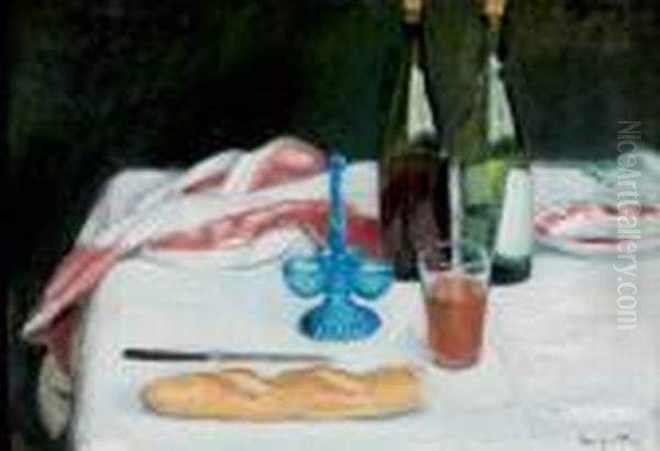 La Table Dressee
 Executee En 1892 Oil Painting by Louis Anquetin