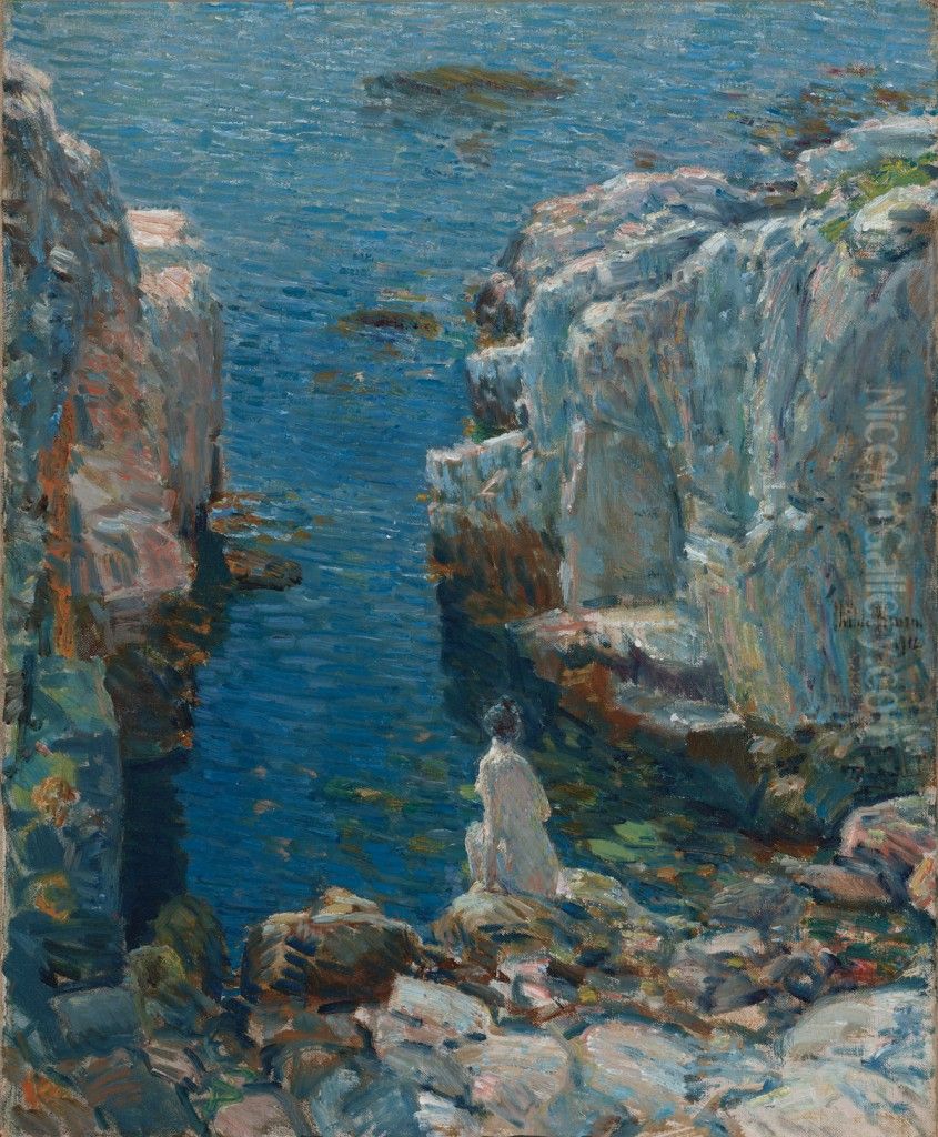 Isle of Shoals Oil Painting by Childe Hassam