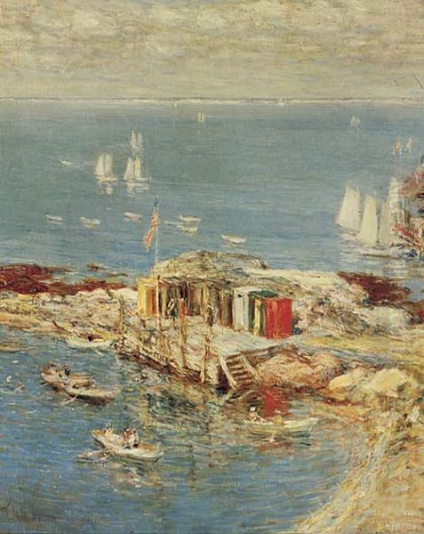 August Afternoon, Appledore Oil Painting by Childe Hassam