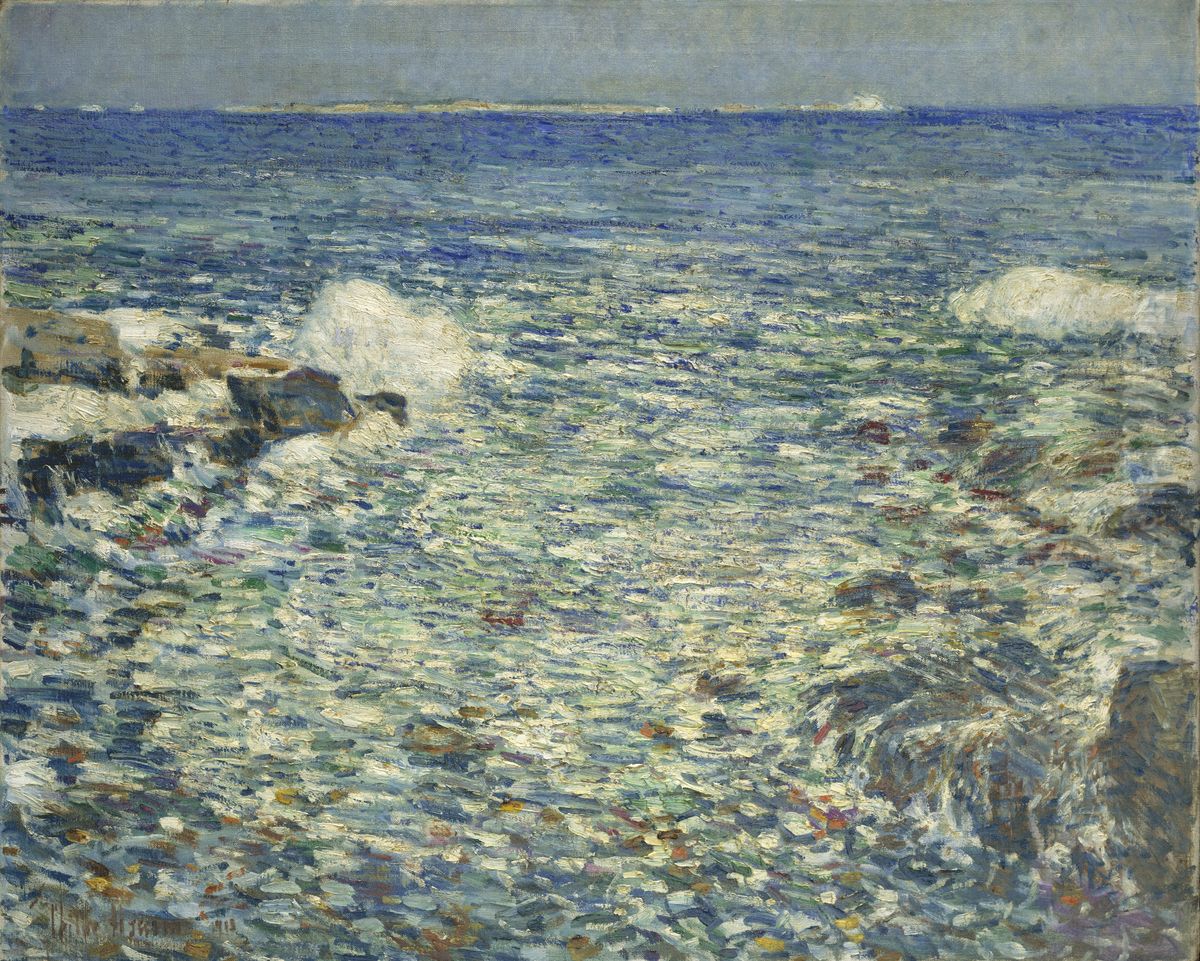 Surf, Isles of Shoals Oil Painting by Childe Hassam