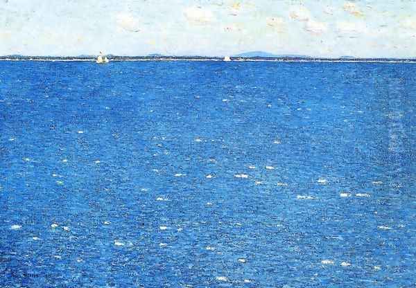West Wind, Appledore Oil Painting by Childe Hassam