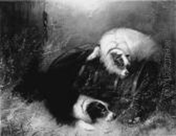 On The Trail Oil Painting by George Armfield