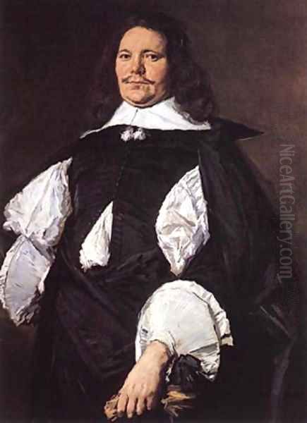Portrait Of A Man 4 Oil Painting by Frans Hals