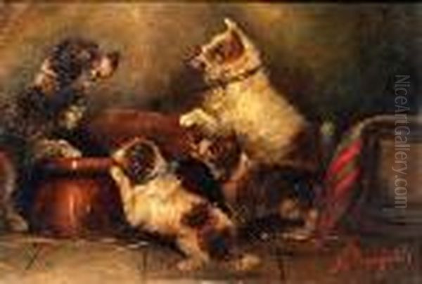 (attribuito A) Oil Painting by George Armfield