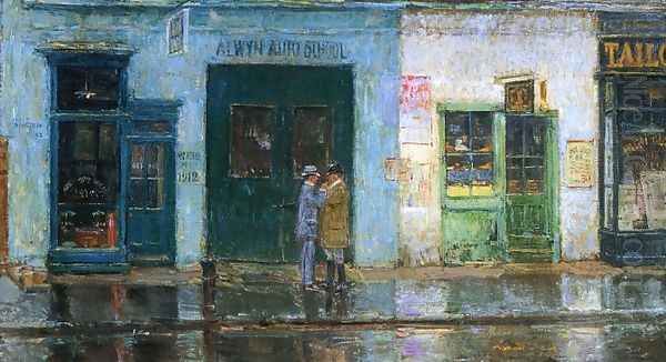 Little Cobbler's Shop Oil Painting by Childe Hassam
