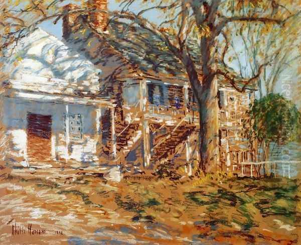The Brush House I Oil Painting by Childe Hassam