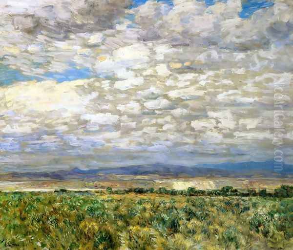 On the Snake River, Oregon I Oil Painting by Childe Hassam