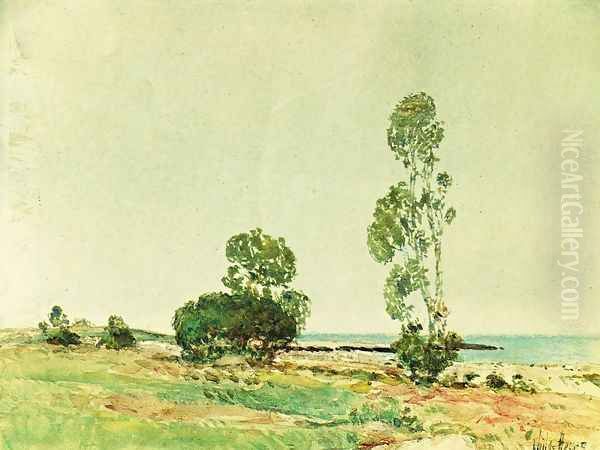 East Hampton I Oil Painting by Childe Hassam