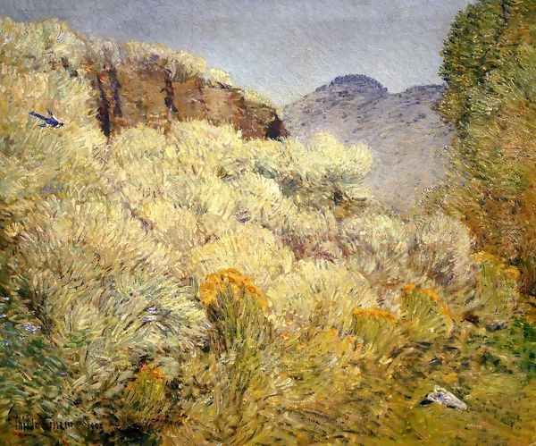 Harney Desert I Oil Painting by Childe Hassam