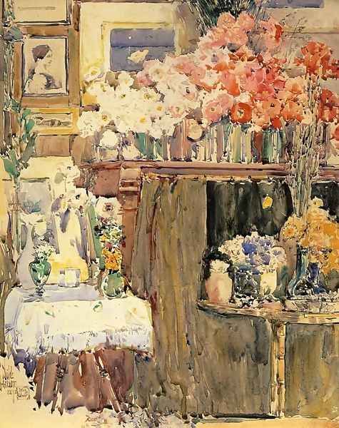 The Altar and the Shrine Oil Painting by Childe Hassam