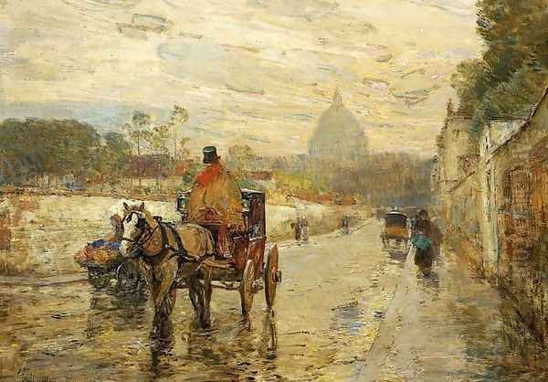 The Val de Grace, Spring Morning Oil Painting by Childe Hassam