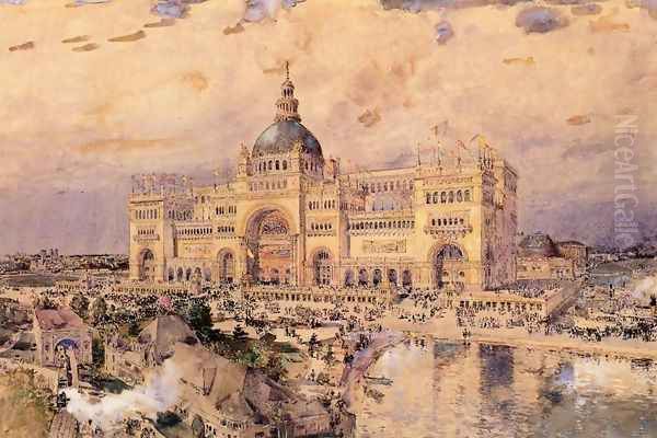 The Mackaye Spectatorium Oil Painting by Childe Hassam