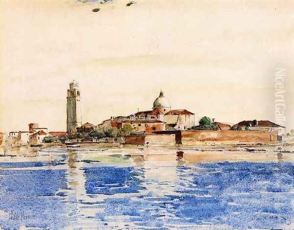 San Pietro, Venice Oil Painting by Childe Hassam