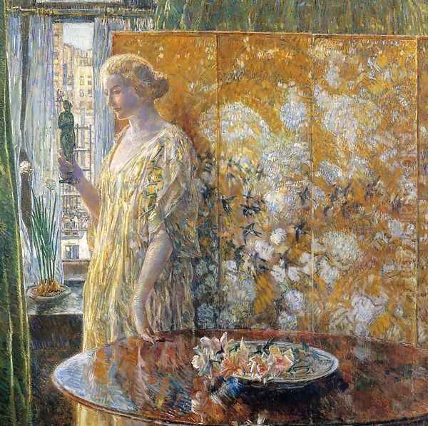 Tanagra: The Builders, New York Oil Painting by Childe Hassam