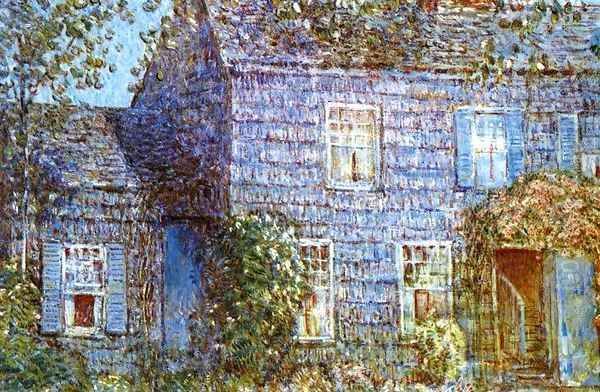 Hutchison House, Easthampton Oil Painting by Childe Hassam