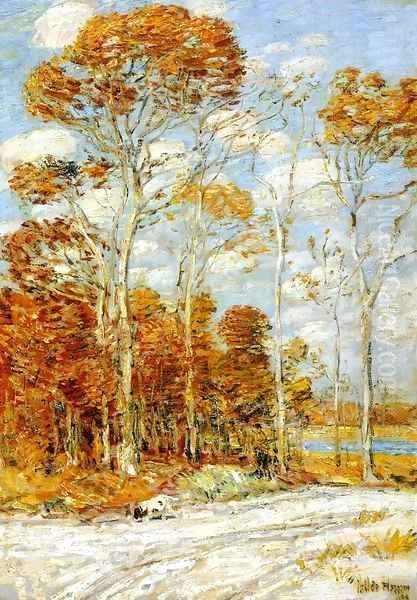 The Hawk's Nest Oil Painting by Childe Hassam