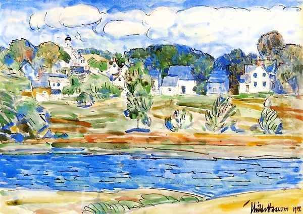 Newfields, New Hampshire 2 Oil Painting by Childe Hassam