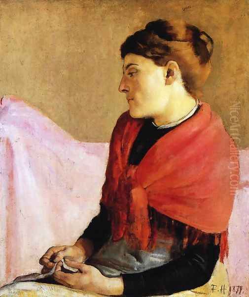 The Convalescent 1880 Oil Painting by Ferdinand Hodler