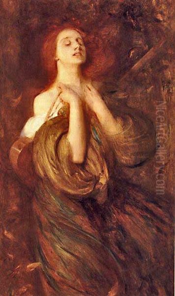 Autumn Oil Painting by Arthur Hacker