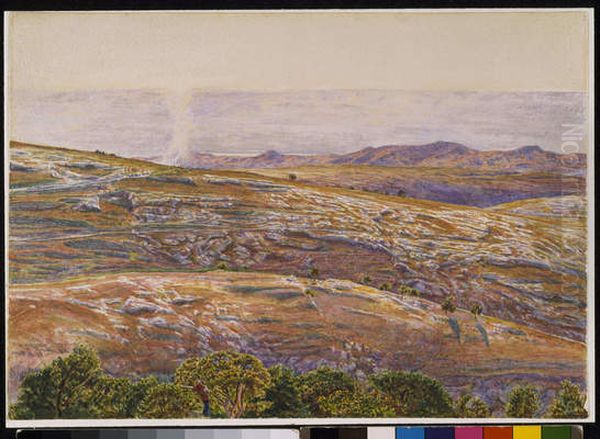 The Dead Sea from Siloam Oil Painting by William Holman Hunt