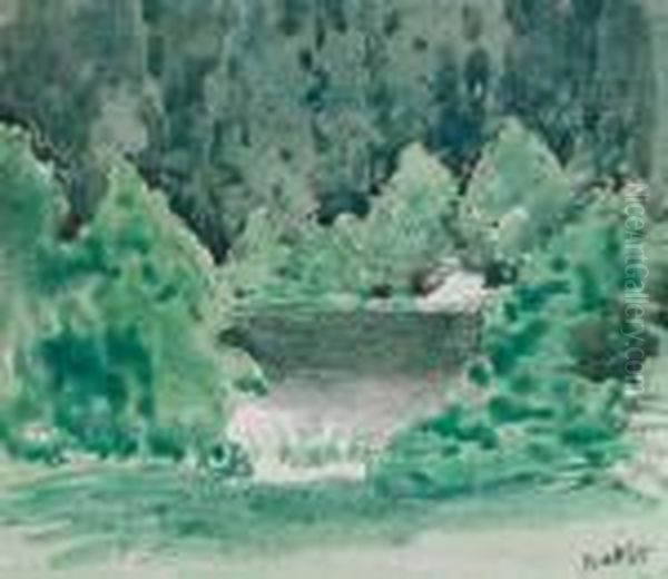 The Park At Gatchina Oil Painting by Leon Samoilovitch Bakst