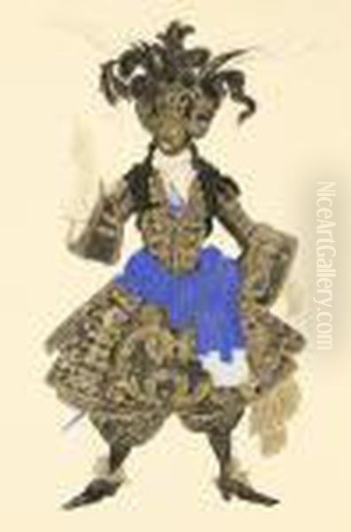 Inedited Works Ofbakst Oil Painting by Leon Samoilovitch Bakst