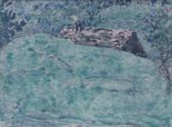 Petite Maison Dans Le Vallon Oil Painting by Leon Samoilovitch Bakst